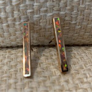 Kendra Scott Simone opal bar earrings